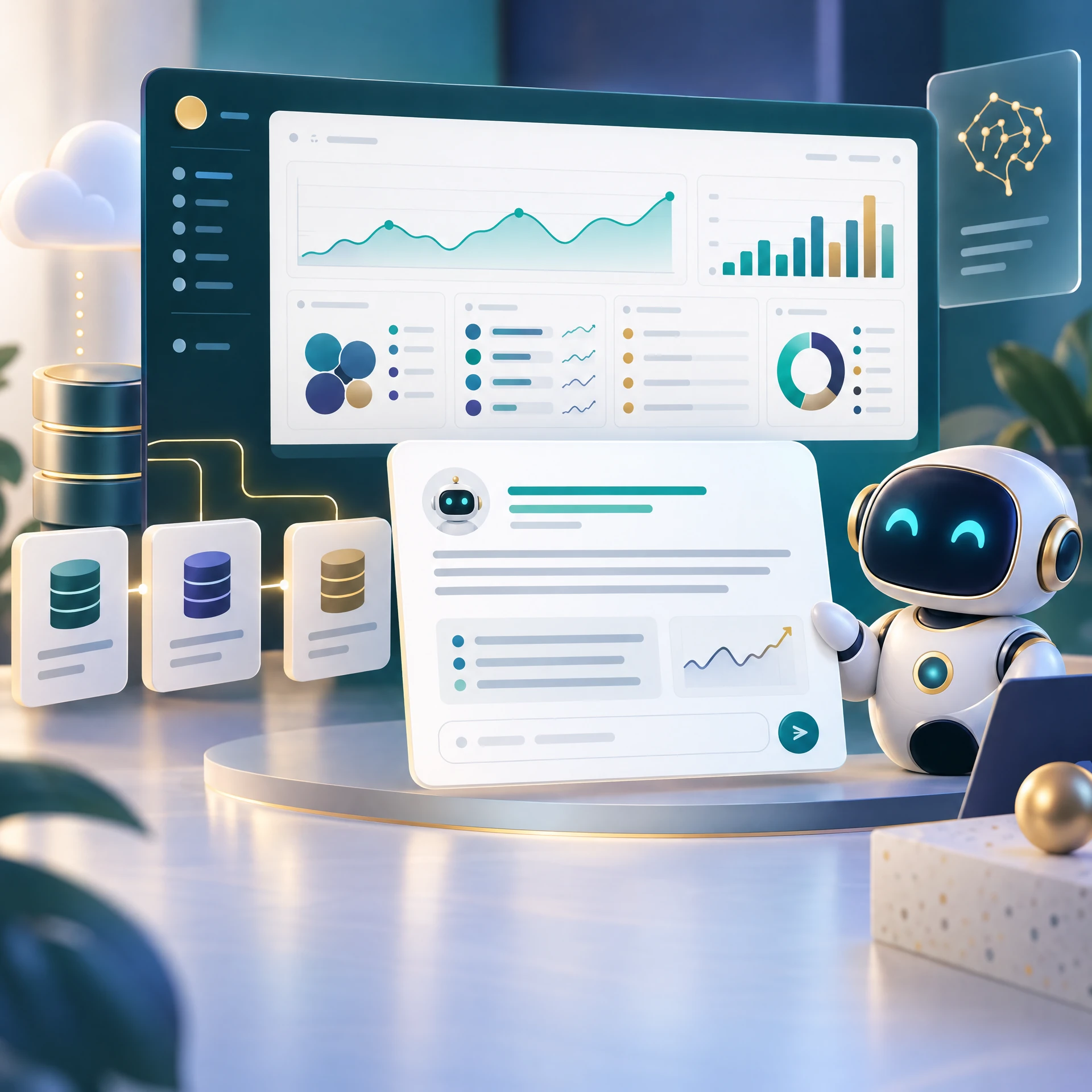 OpenAI ve Postgres ile Search Console verilerinizle sohbet eden yapay zeka ajanı için temsilî çıktı örneği