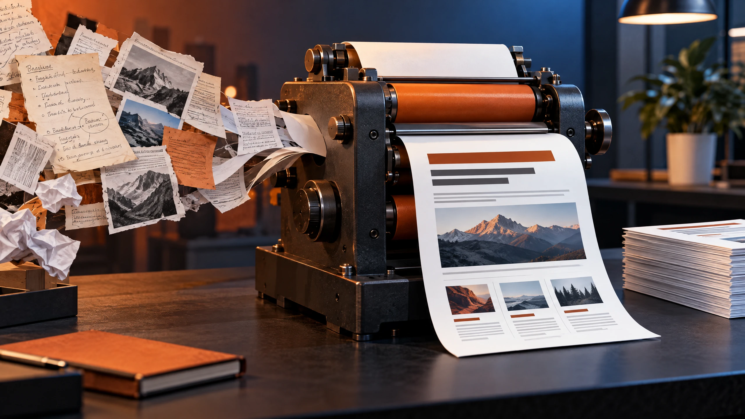 Ollama ile Yapay Zeka Blog Yazarı Hattı sonuç görseli