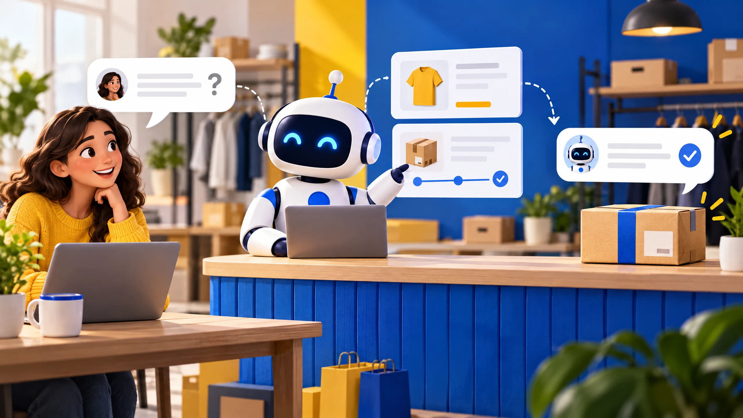Yapay zeka destekli WooCommerce Destek Ajanı sonuç görseli