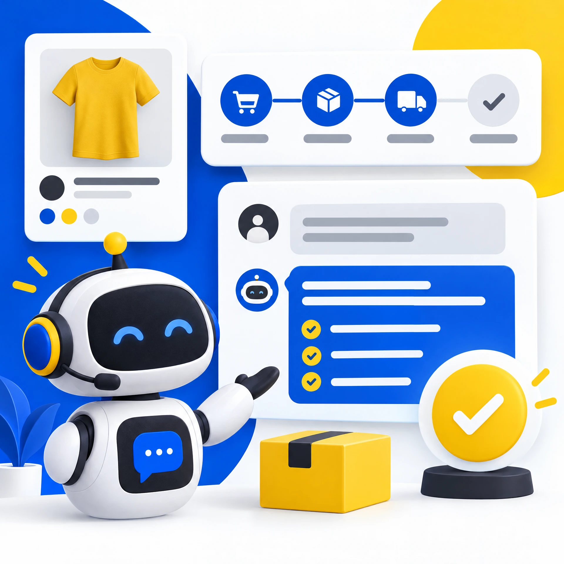 Yapay zeka destekli WooCommerce Destek Ajanı için temsilî çıktı örneği