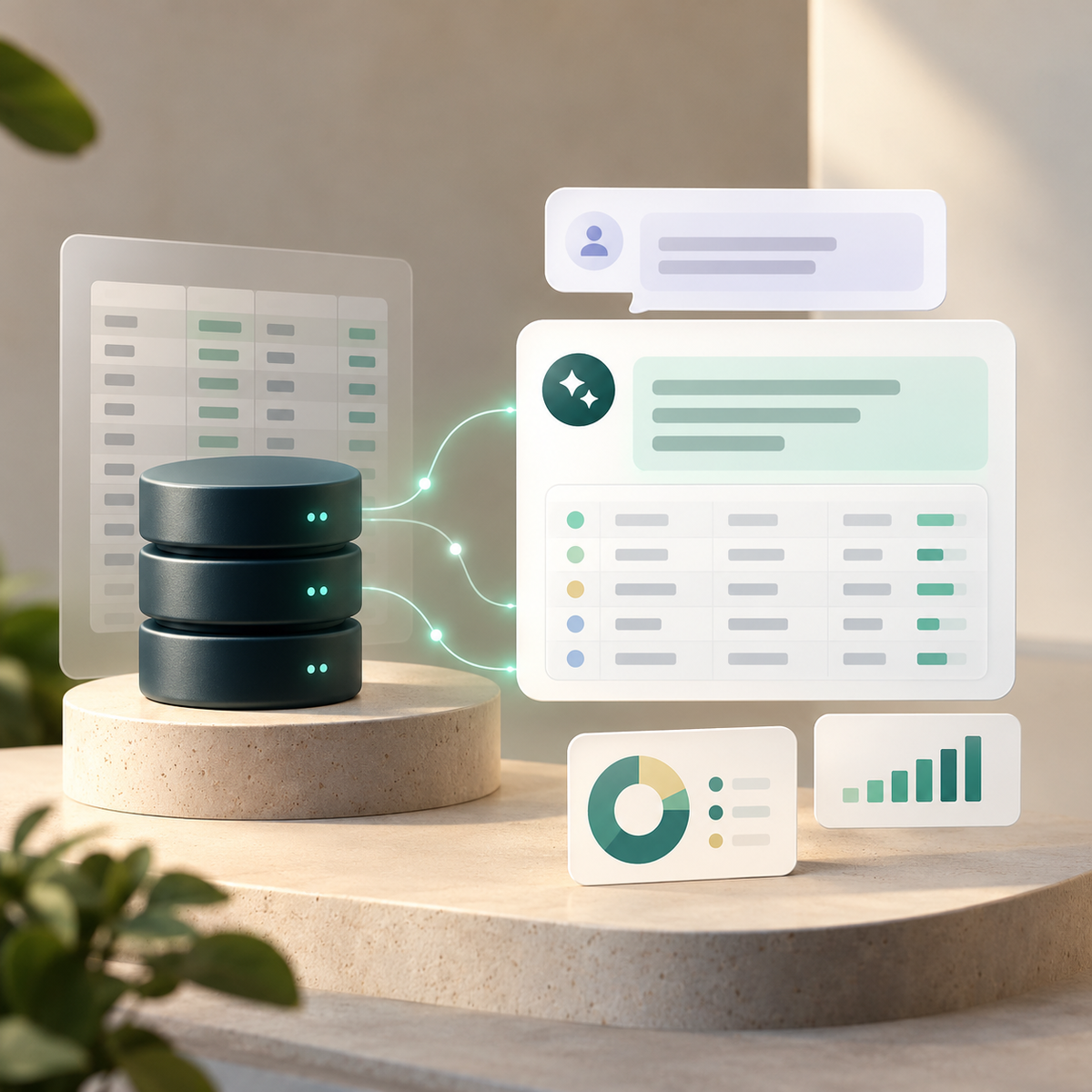 Supabase_PostgreSQL veritabanıyla sohbet eden yapay zeka ajanı için temsilî çıktı örneği