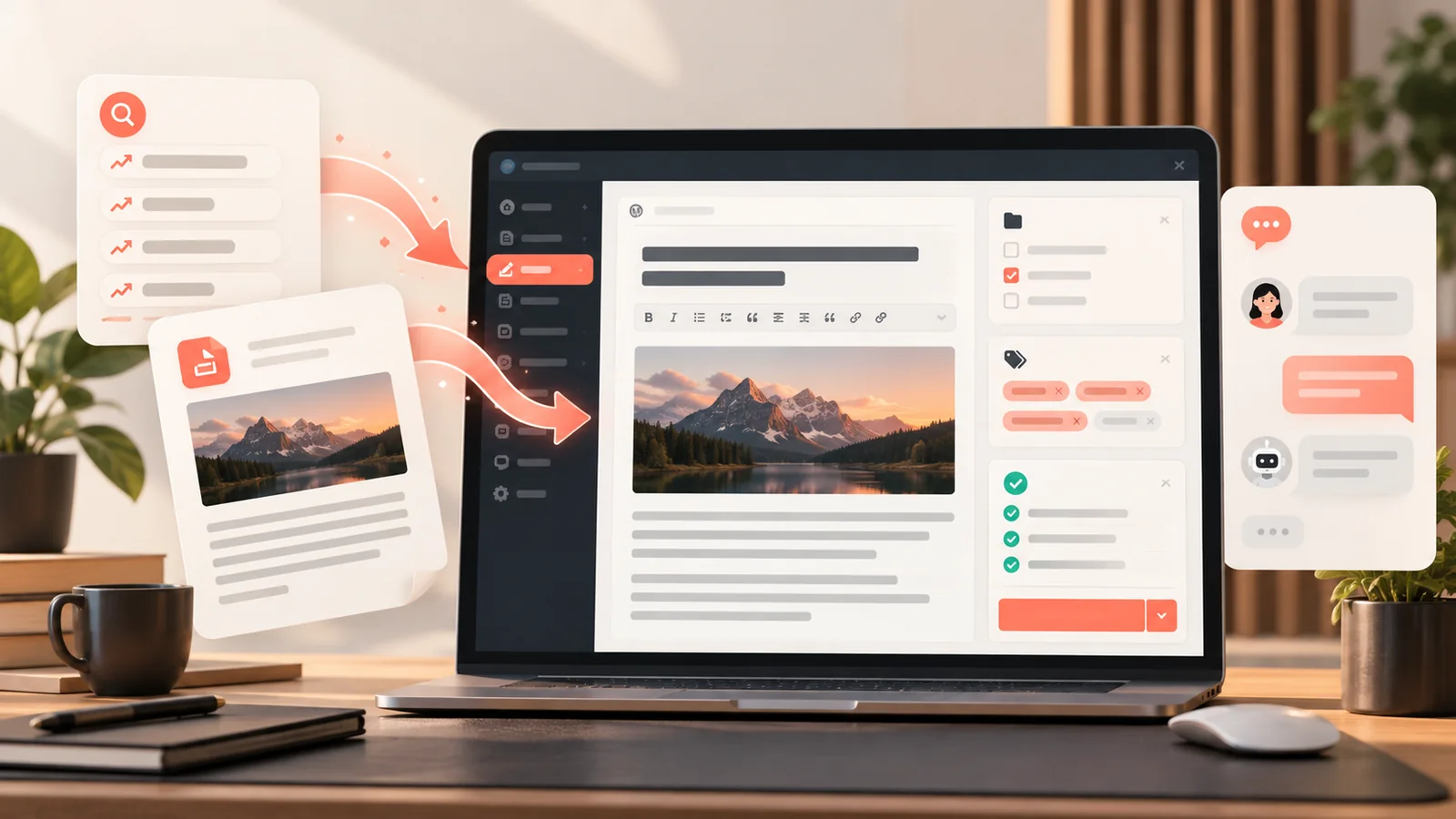 Yapay zeka ile WordPress'te blog yazılarını otomatik kategorize edin sonuç görseli