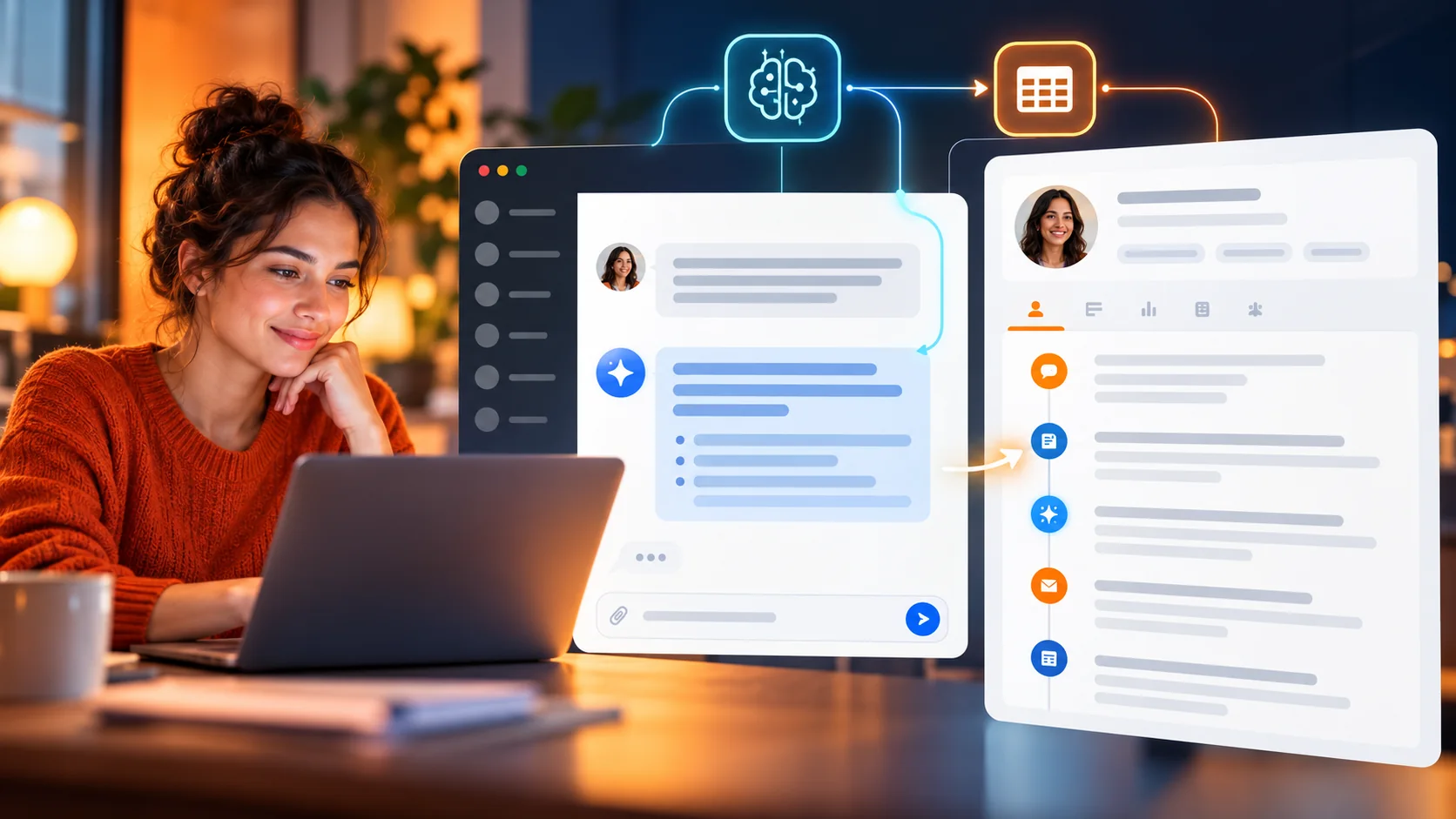 OpenAI ve Airtable ile Hubspot Sohbeti için vAssistant sonuç görseli