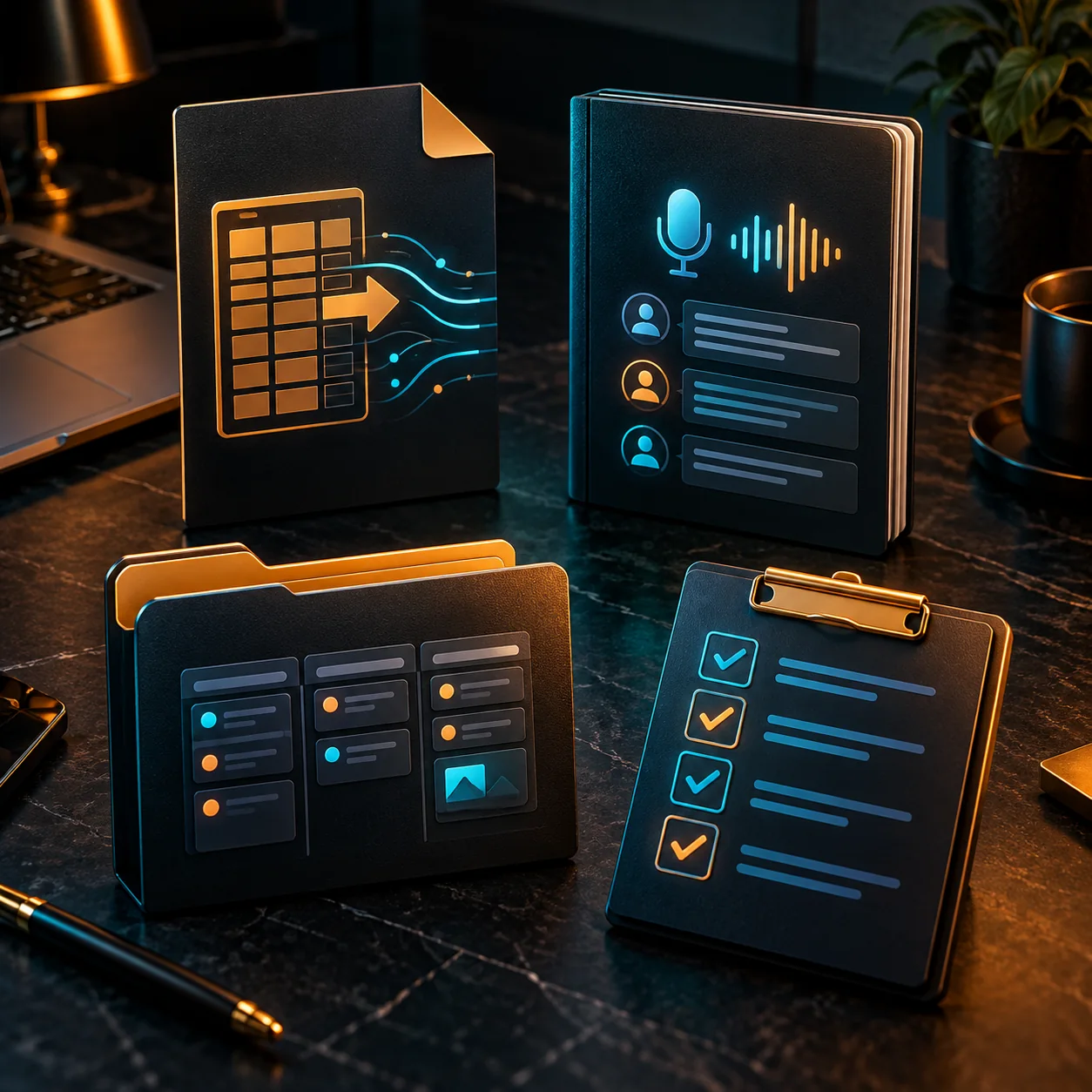 Airtable ve Fireflies ile proje yönetimi ve toplantılar için yapay zeka ajanı teslim paketi: workflow dosyası, kurulum rehberi ve örnek çıktı