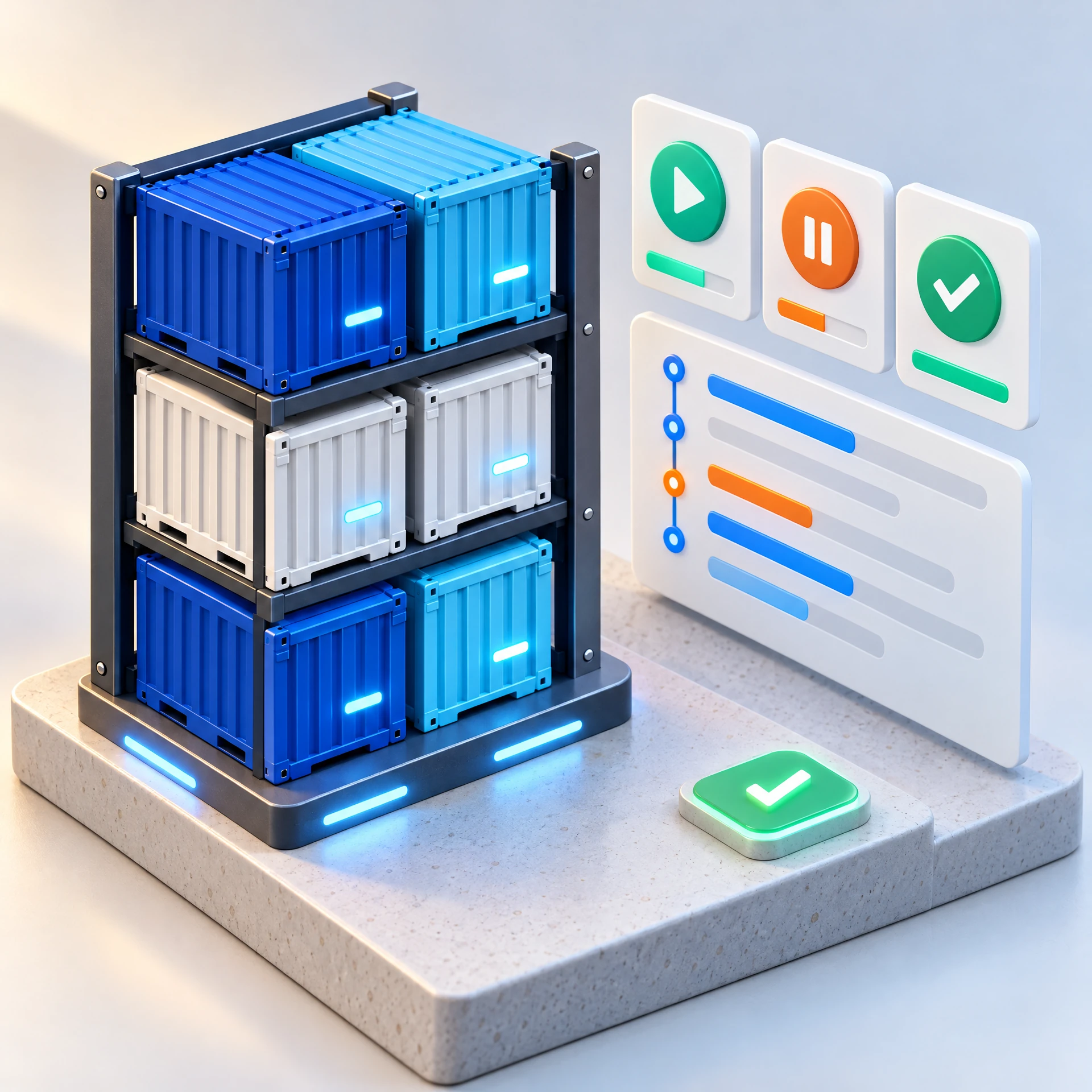 Webhook ile Docker Compose Kontrolcüsü için temsilî çıktı örneği
