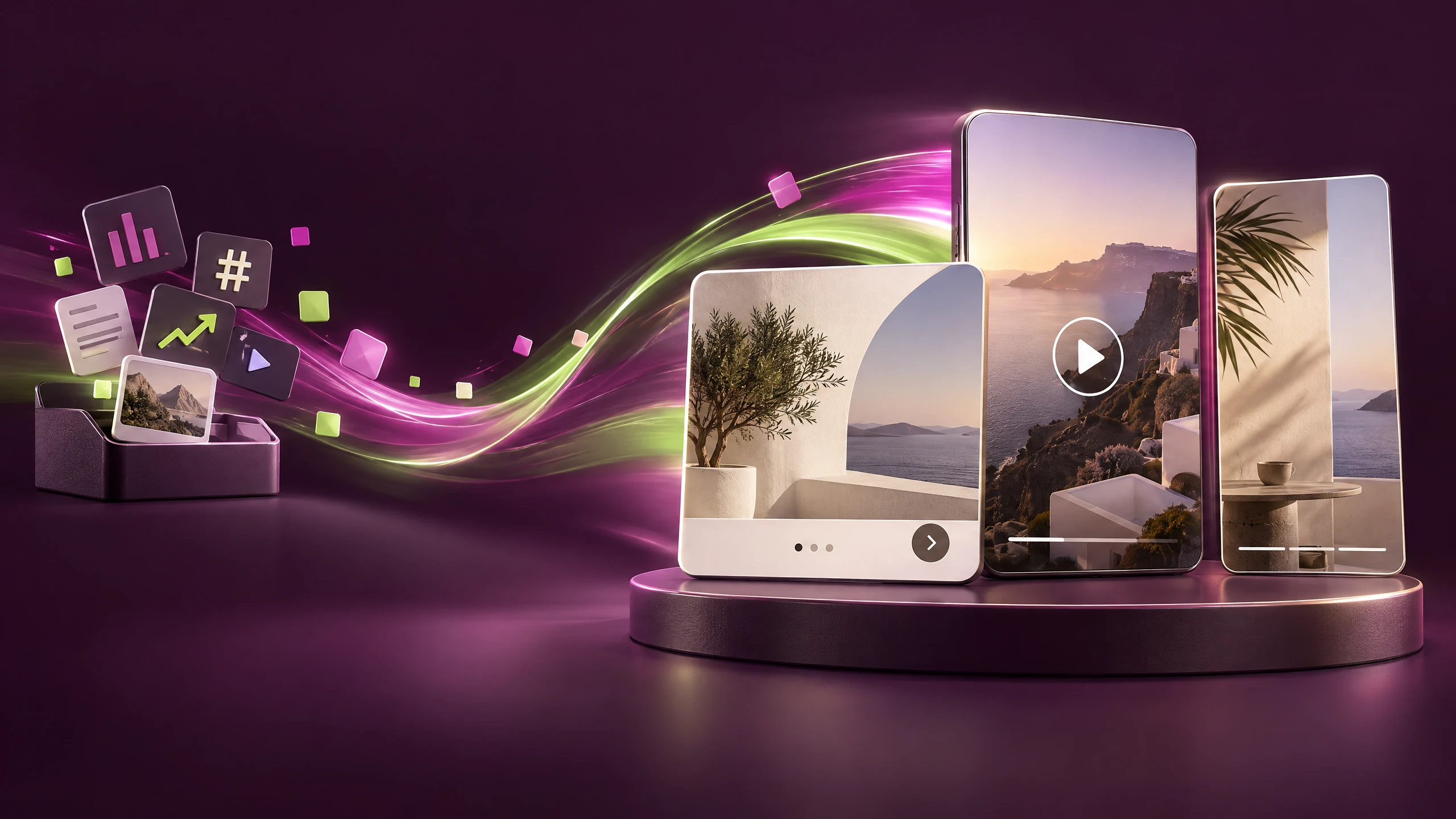 Yapay zeka görsel üretimiyle en popüler trendlerden Instagram içeriği oluşturun sonuç görseli