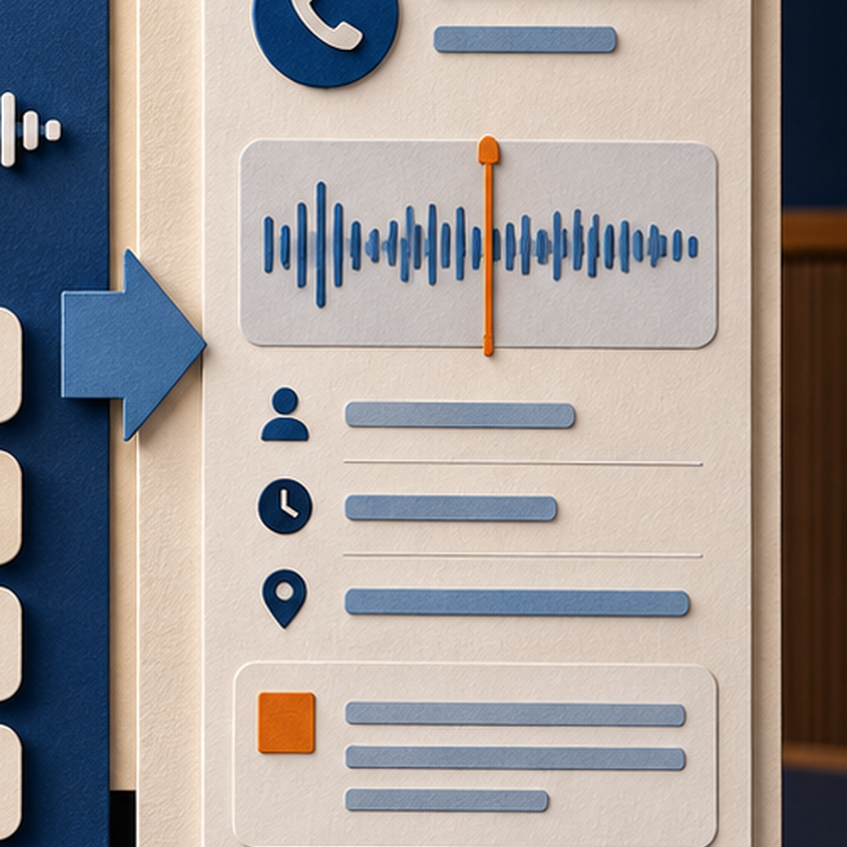 VoiceAgent Lite - Telefon Görüşmesi Kaydedici teslim paketi: workflow dosyası, kurulum rehberi ve örnek çıktı