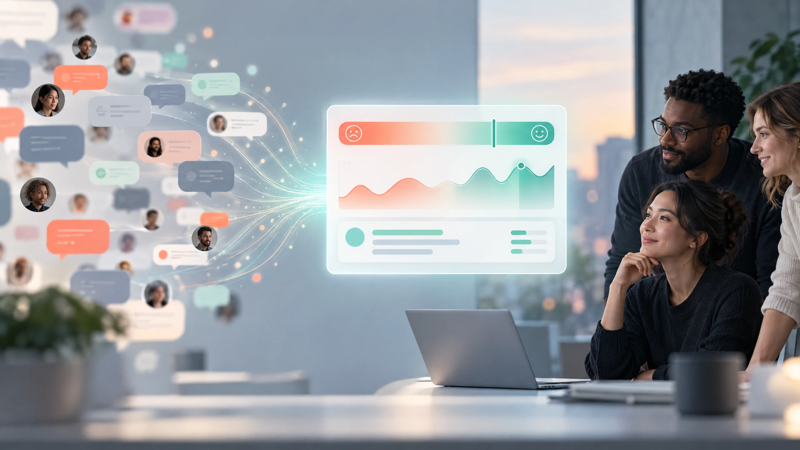 Linear ve Slack ile destek taleplerinde duygu analizi takibi sonuç görseli