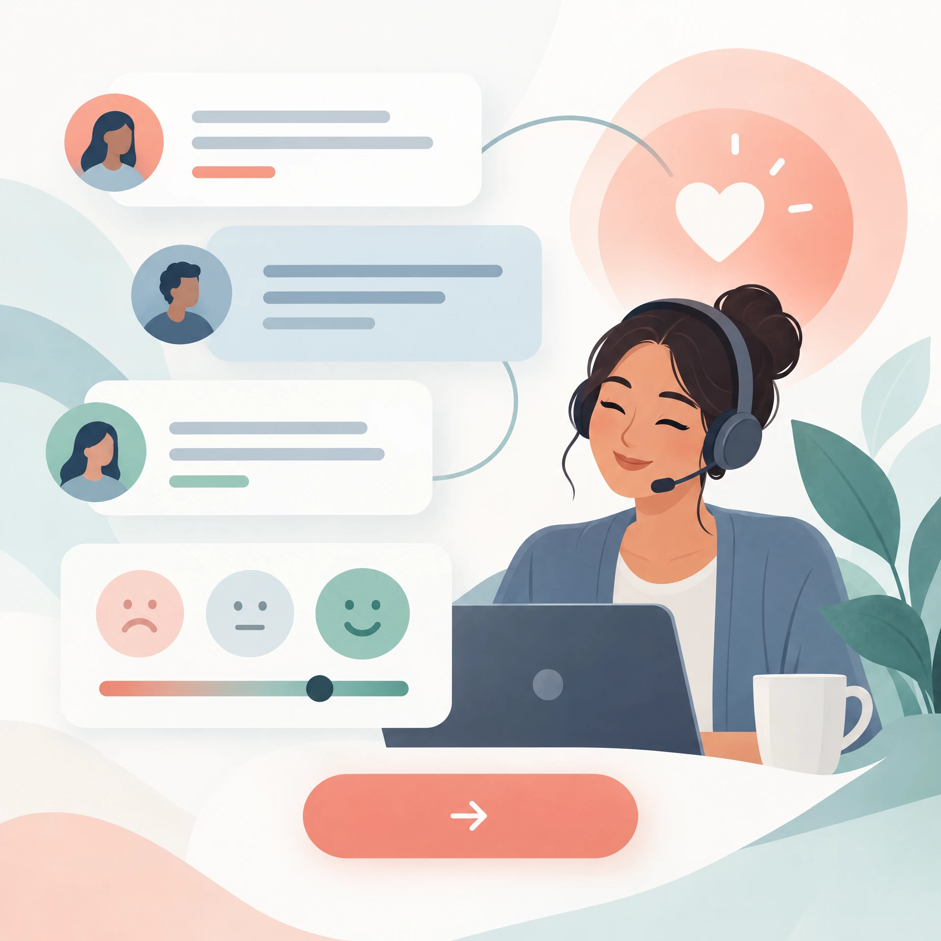 Linear ve Slack ile destek taleplerinde duygu analizi takibi için temsilî çıktı örneği