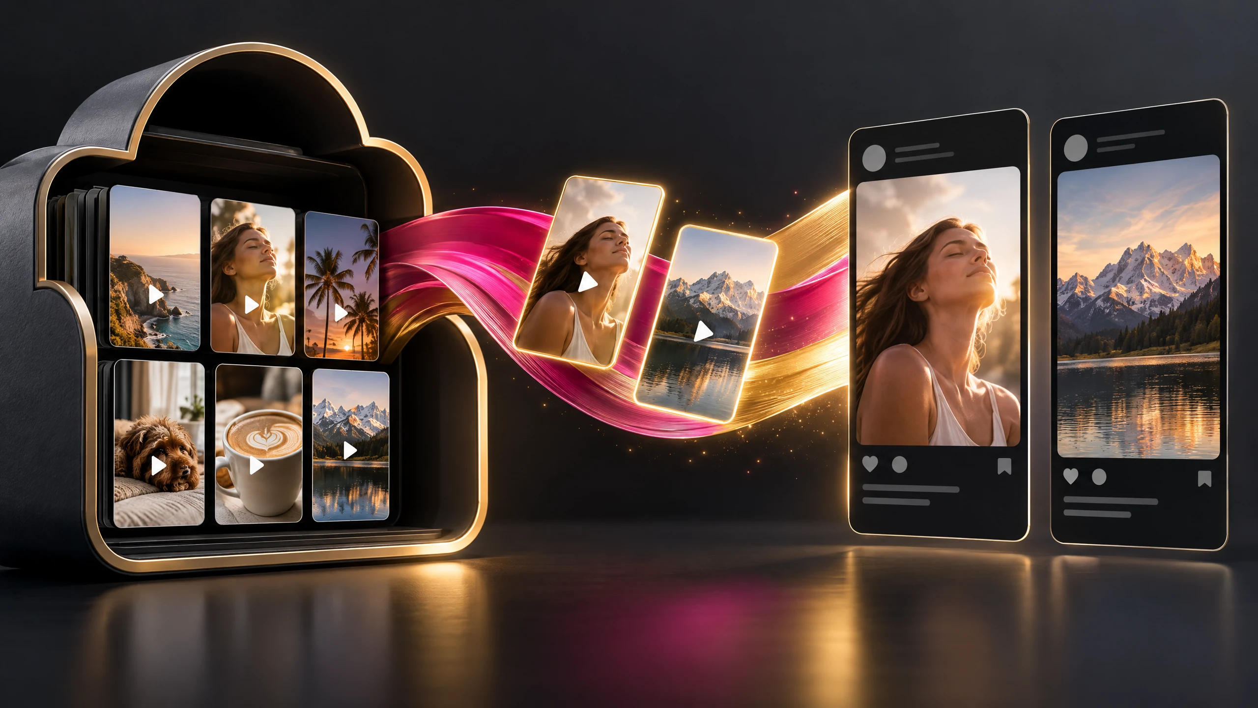 Google Drive'dan Instagram ve TikTok'a yükleyin sonuç görseli