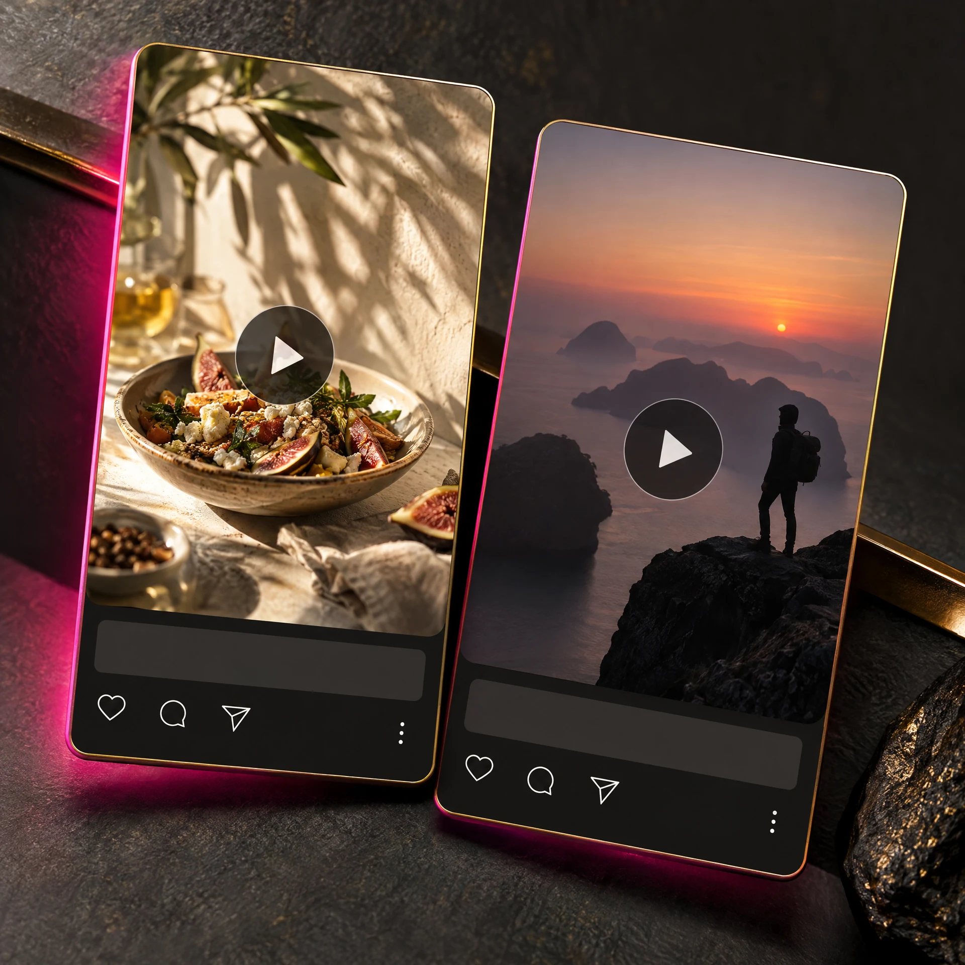 Google Drive'dan Instagram ve TikTok'a yükleyin için temsilî çıktı örneği